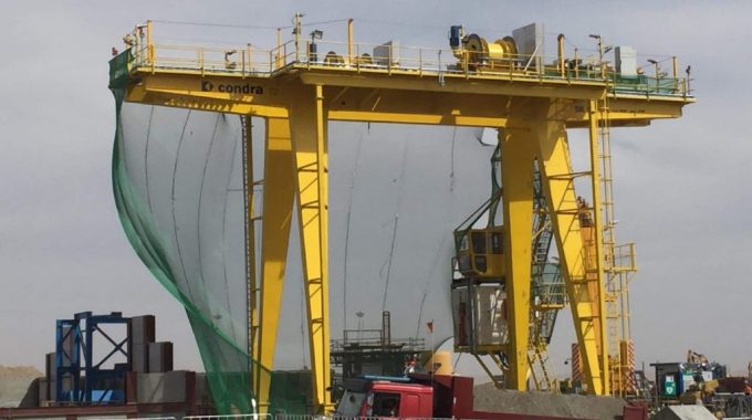 Condra 25-ton Pre-sink Portal Crane
